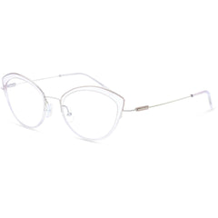 Lightec Morel Women's Eyeglasses - Crystal Acetate Cat Eye | Omicron 26 30184L PD07