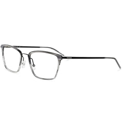 Lightec Morel Men's Eyeglasses - Black Square Full Rim Frame | Omicron 29 30265L NG21