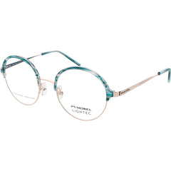 Lightec Morel Women's Eyeglasses - Green/Rose Gold Frame | OMICRON 49 30285L BP12