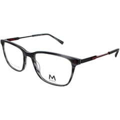 Nomad Morel Men's Eyeglasses - Grey/Rouge Acetate Rectangular Frame | 40197N GR12