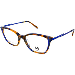 Nomad Morel Women's Eyeglasses - Brown/Blue Acetate Cat Eye Frame | 40232N MB09