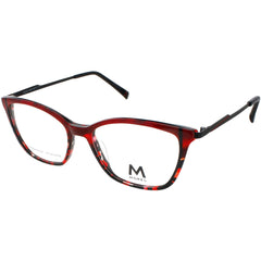 Nomad Morel Women's Eyeglasses - Red/Black Acetate Cat Eye Frame | 40232N RN08