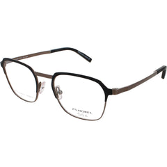 Oga Morel Men's Eyeglasses - Black Metal Geometric Frame | BOREAL 1 10155O NG04
