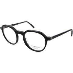 Oga Morel Men's Eyeglasses - Grey Acetate Geometric Frame | KOLOR 10174O NG01