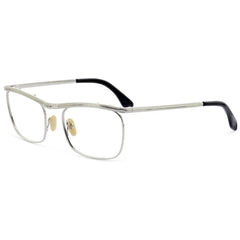 Originale Morel Men's Eyeglasses - Silver/Black Metal Oval Frame | 90024C GG02