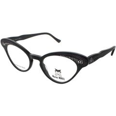 Originale Morel Women's Eyeglasses - Black/Violet Cat Eye Acetate Frame | 90030C NN13