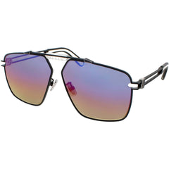 Philipp Plein Men's Sunglasses - Black Metal Navigator Frame | SPP049M 0541