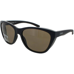 Smith Unisex Sunglasses - Matte Black Plastic Cat Eye Frame | SHOAL 0003/L7