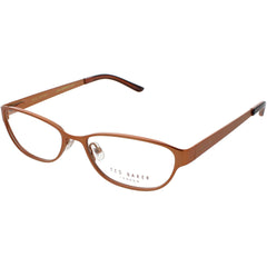 Ted Baker Women's Eyeglasses - Rose Gold Metal Full Rim Oval Frame | B215 GLD