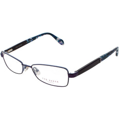 Ted Baker Women's Eyeglasses - Purple Metal/Plastic Rectangular Frame | B228 PUR
