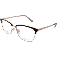 Ted Baker Women's Eyeglasses - Havana Blush Metal Cat Eye Frame | TW502 HAV