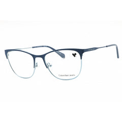 Calvin Klein Jeans Women's Eyeglasses - Blue Cat Eye Full Rim Frame | CKJ22206 400