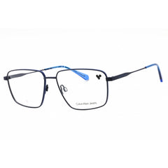 Calvin Klein Jeans Men's Eyeglasses - Blue Metal Square Full Rim Frame | CKJ23203 400