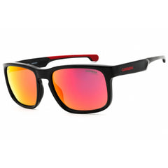Carrera Men's Sunglasses - Black Red Plastic Square Full Rim | CARDUC 001/S 0OIT UZ