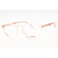 Carrera Men's Eyeglasses - Transparent Peach Pink Plastic Round | CARRERA 287 0HAM 00