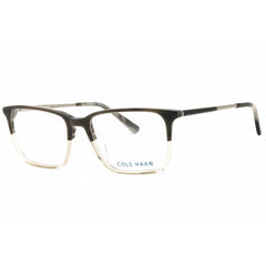 Cole Haan Men's Eyeglasses - Smoke Horn Acetate Square Full Rim Frame | CH4043 036