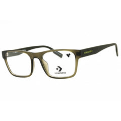 Converse Men's Eyeglasses - Crystal Dark Moss Square Shape Full Rim Frame | CV5015 310