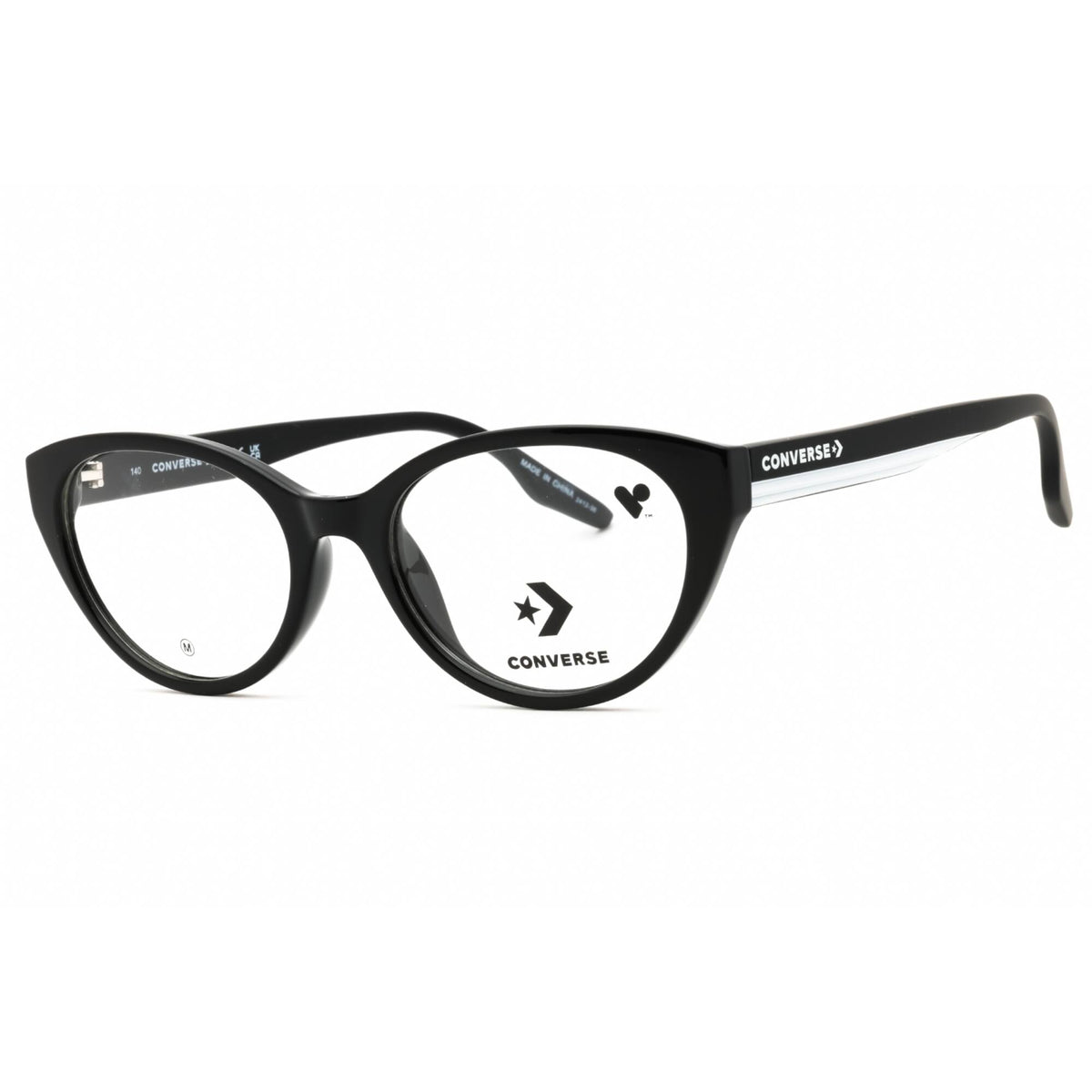 Converse CV5068 Eyeglasses 001 Black 52mm Prescription glasses CONVERSE CV5068 001 52 – Visual Click main image 4