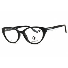 Converse Women's Eyeglasses - Black Injected Propionate Cat Eye Full Rim | CV5112 001