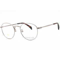 David Beckham Men's Eyeglasses - Ruthenium Metal Round Shape Frame | DB 1015 06LB 00