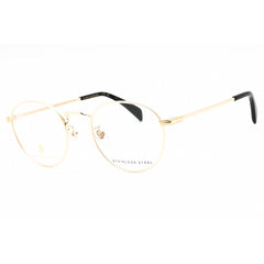 David Beckham Men's Eyeglasses - Gold Metal Round Full Rim Frame | DB 1015 0J5G 00