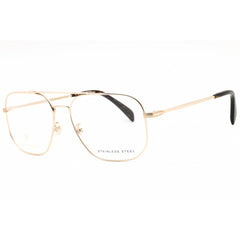 David Beckham Men's Eyeglasses - Gold Metal Aviator Full Rim Frame | DB 1096 0J5G 00