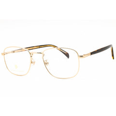 David Beckham Men's Eyeglasses - Gold Havana Metal Square Full Rim | DB 1138 006J 00