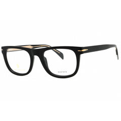 David Beckham Men's Eyeglasses - Black Plastic Square Full Rim Frame | DB 7085 0807 00