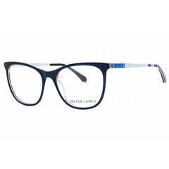 Draper James Women's Eyeglasses - Indigo Acetate Cat Eye Full Rim Frame | DJ5034 414