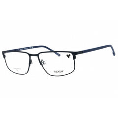 Flexon Men's Eyeglasses - Satin Navy Rectangular Full Rim Frame | FLEXON E1145 410
