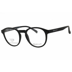 Gant Men's Eyeglasses - Matte Black Injected Propionate Round Full Rim | GA3301 002