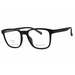 Gant Men's Eyeglasses - Matte Black Injected Propionate Square Full Rim | GA50011 002