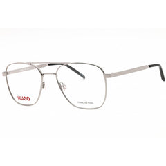 Hugo Men's Eyeglasses - Ruthenium Metal Pilot Shape Full Rim Frame | HG 1034 06LB 00