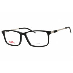 Hugo Men's Eyeglasses - Matte Black Rectangular Shape Full Rim Frame | HG 1102 0003 00