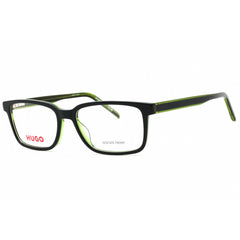 Hugo Men's Eyeglasses - Blue Green Plastic Rectangular Shape Frame | HG 1245 0RNB 00