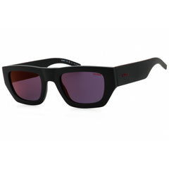 Hugo Men's Sunglasses - Black Plastic Rectangular Full Rim Frame | HG 1252/S 0807 AO