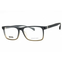Hugo Boss Men's Eyeglasses - Grey Brown Pattern Metal Frame | BOSS 1084/IT 0PK3 00