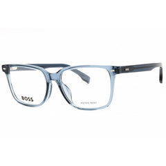 Hugo Boss Men's Eyeglasses - Grey Plastic Square Full Rim Frame | BOSS 1480/F 0KB7 00