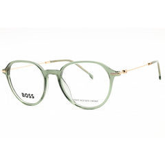 Hugo Boss Men's Eyeglasses - Green Plastic Oval Full Rim Frame | BOSS 1481 01ED 00