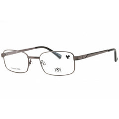 Joe optical Men's Eyeglasses - Gunmetal Metal Rectangular Full Rim Frame | JOE4049 033