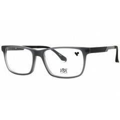 Joe optical Men's Eyeglasses - Smoke Acetate Rectangular Full Rim Frame | JOE4069 036