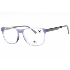 Joe optical Men's Eyeglasses - Smoke Crystal Square Shape Full Rim Frame | JOE4101 036