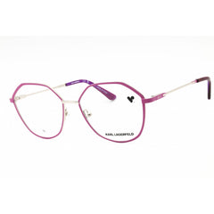 Karl Lagerfeld Women's Eyeglasses - Strawberry Metal geometric Full Rim | KL346 628