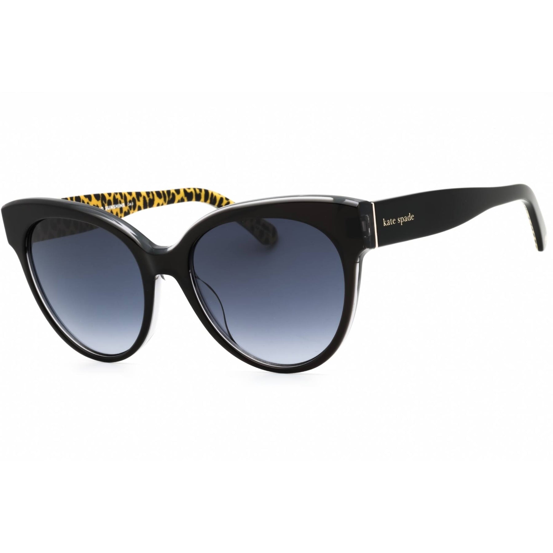 Kate‎ Spade New Aubriella Cat Eye Sunglasses Black Leopard HWJ9O 55mm with Case Kate Spade Aubriella/G/S Sunglasses - main image 3