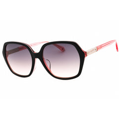 Kate Spade Women's Sunglasses - Black Pink Plastic Square Frame | ELLERY/F/S 03H2 FF