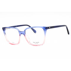 Kate Spade Women's Eyeglasses - Blue Pink Plastic Square Full Rim | EVERLEIGH 0BR0 00