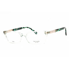 Kate Spade Women's Eyeglasses - Green Plastic Rectangular Full Rim | LAUREL 01ED 00