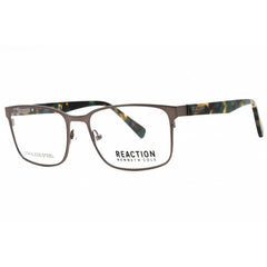 Kenneth Cole Reaction Men's Eyeglasses - Matte Gunmetal Metal Rectangular | KC0885 009