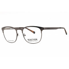 Kenneth Cole Reaction Men's Eyeglasses - Matte Gunmetal Metal oval Frame | KC0895 009