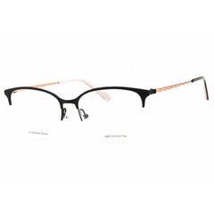 Liz Claiborne Women's Eyeglasses - Matte Black Metal Cat Eye Half Rim | L 677 0003 00